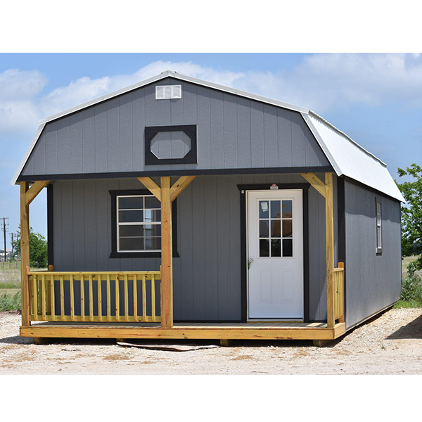 Painted Lofted Barn Cabin
